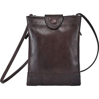 OLD TREND Lily Genuine Leather Structured Convertible Crossbody in Taupe at Nordstrom