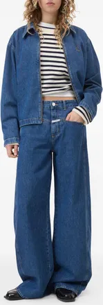 Closed Wide-Leg Denim Jeans - Blue