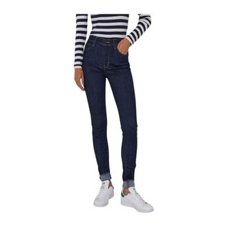Levi's Dames, Jeans, Blauw, Maat: W24 L30 Denim