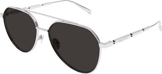 Alexander McQueen AM0478S Asian Fit 001 Mens Sunglasses Size 59 - Free RX Lenses - Free RX Lenses