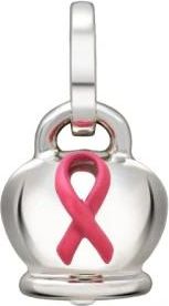 CHANTECLER Kleine Europese bel hanger in zilver en emaille - Dames - Sieraden - Grijs - ONE Size - Accessoires