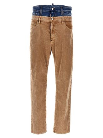 Dsquared2 Beige Mid Rise Jeans