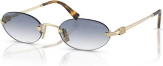 Miu Miu unisex, Accessoires, Geel, Maat: 51 MM Polyamide