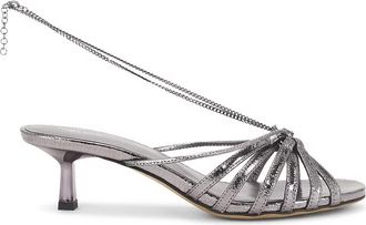 Golden Goose Womens Nico Kitten Heel In Rutenio Metal