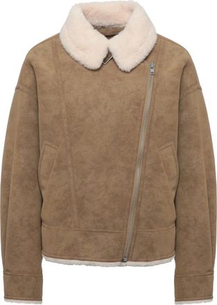 Stand Studio Giacca Shearling - - Jackets - Donna - Marrone - XS