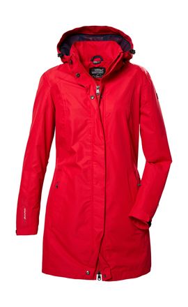 Killtec Parka KILLTEC KOS 44 WMN PRK, Damen, Gr. 46, rot, Oberstoff: 100% Polyester, Futter: 100% Polyester, Jacken Parka, Wasserdichte, atmungsaktive Damenja