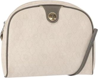 Dior Pre-owned Cross Body Bags, female, White, Size: ONE SIZE Pre-owned Vintage PVC Shoulder Bag