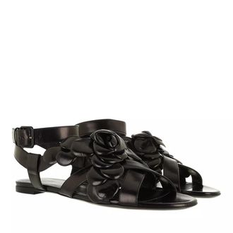 Valentino Garavani Sandalen - Atelier Rose Edition Sandals Leather - Gr. 39 (EU) - in Schwarz - für Damen