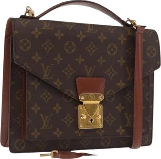 Louis Vuitton Pre-owned Handbags, female, Brown, Size: ONE SIZE Pre-owned Vintage Handbag