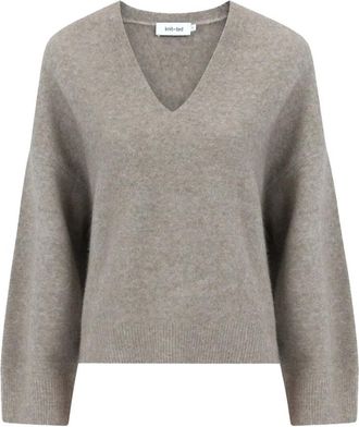 Knit-ted Dames, Truien, Grijs, Maat: 2XL