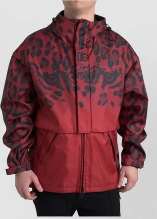 Dolce & Gabbana leopard hooded parka