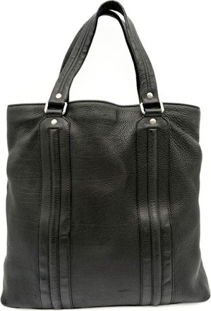 Gucci Black Leather Tote Bag (Pre-Owned)