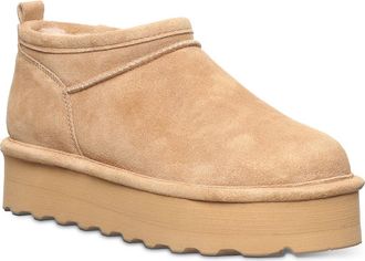 Bearpaw Retro Super Shorty Water Repellent Platform Boot in Iced Coffee at Nordstrom Rack, Size 10