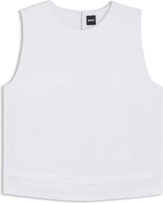 BOSS Layered top with open back