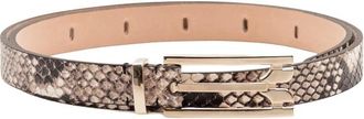 Victoria Beckham Slim Belt - Dames - Riemen - Bruin - 70 CM - Accessoires