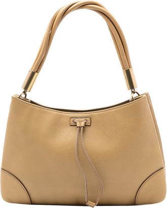 Gucci Pre-owned Gucci Leather Drawstring Shoulder Bag Ladies 109147 204990