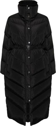BOSS water-repellent padded coat - women - Recycled Polyester/Polyacrylic/Feather Down/Wool/Polyamide - 44 - Black