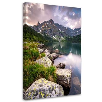 Feeby Impresi&oacute;n De Imagen, Paisaje Monta&ntilde;a Rocas Naturaleza, 80x120