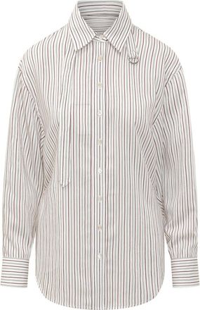 Isabel Marant White Relaxed Stripes Shirt