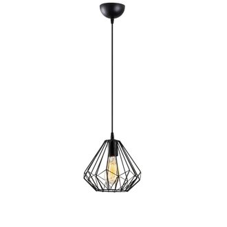 Concept Usine L&aacute;mpara colgante de metal con cables negros