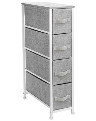 Sorbus Narrow Dresser Tower With 4 Drawers
