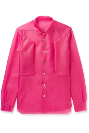 Rick Owens Leather Overshirt