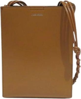 Jil Sander Pre-owned Cross Body Bags, female, Brown, Size: ONE SIZE Pre-owned Leather Shoulder Bag