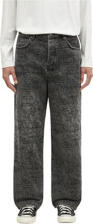 Ksubi Straight Jeans - Heren - Regular Fit Jeans - Grijs - W30 - Jeans