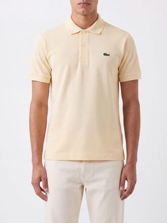Lacoste Polo classica a maniche corte in cotone con logo patch