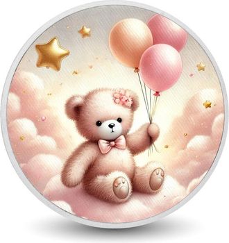 OEM Moneda De Plata De 1 Oz oso De Los Dulces Sue&ntilde;os: Flotando En La Nube Nueve