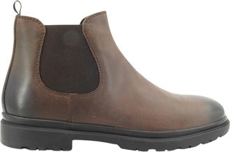 Geox U Andalo Chelsea Boot - Heren - Chelseaboots - Bruin - 41 EU - Leer - Schoenen