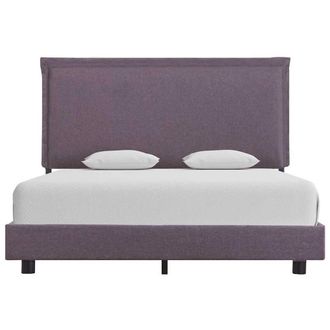 Berkfield Home Elegant Bed Frame Taupe Fabric 135x190 cm Double