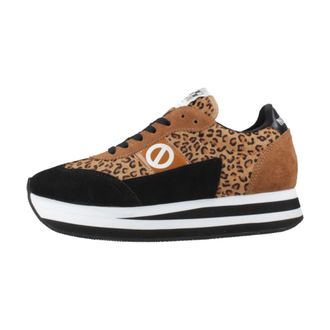 No Name Schoenen, Dames, Bruin, 37 EU, Flex Jogger Sneakers