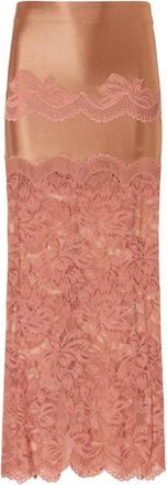 Paco Rabanne Midi Rok - Dames - Midirokken - Bruin - M - Rokken