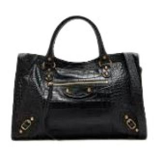 Balenciaga Dames, Tassen, Zwart, Maat: ONE Size Katoen