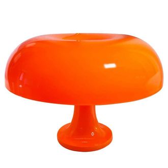 OEM L&aacute;mpara De Mesilla Moderna Color Crema, Luz Nocturna Con Forma De Hongo, Gruesa, Usb 5v, Tres Colores Regulables (4 Fuentes De Luz Led)