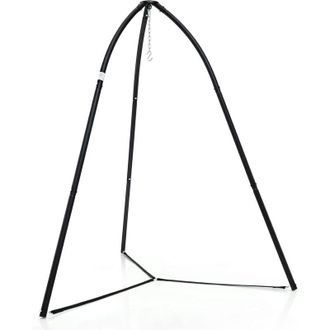 Costway Costway - Soporte Para Silla Colgante, Soporte Hamaca Con Tr&iacute;pode Oscilante, Marco De Metal, Carga 200kg, Soporte De Columpio Interior Exterior