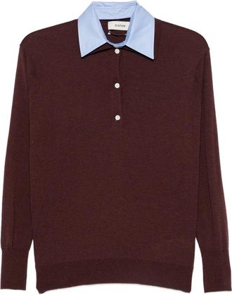 System Button-placket Sweater