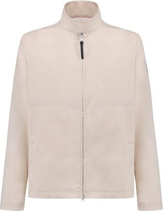 People of Shibuya Jassen, Heren, Beige, XL, Katoen, Tohoku Zip-Up Jas