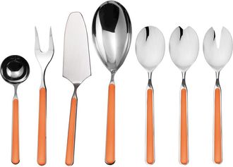 Mepra Fantasia Serving Set - 7 Pieces in Carrot at Nordstrom