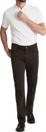 34 Heritage Courage Straight Leg Pants In Brunette Twill