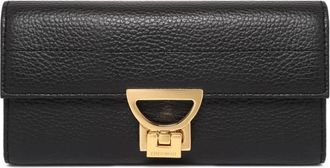 Coccinelle Arlettis Wallet - Dames - Portefeuilles - Zwart - ONE Size - Leer - Accessoires