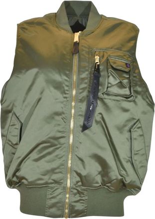 Alpha Industries Jassen - Heren - Bodywarmers - Groen - L - Jassen