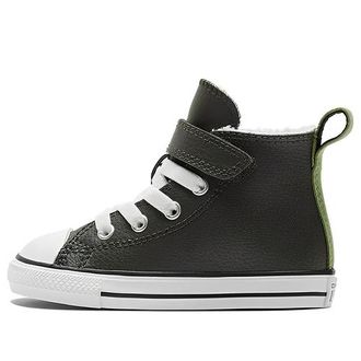 Converse (TD) Converse Chuck Taylor All Star Easy-On Lined Leather Green A01473C