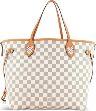 Louis Vuitton Neverfull NM Damier with Braided Detail MM tote bag