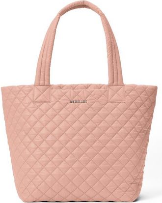 MZ Wallace Medium Metro Deluxe Tote in Dusty Rose at Nordstrom