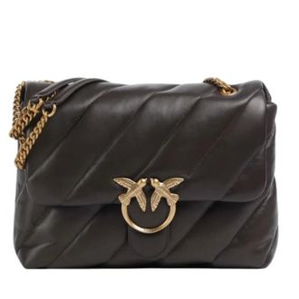 Pinko Pinko, Dames, Tassen, Bruin, Maat: ONE Size Leer