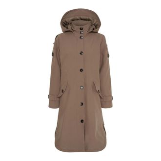 Notyz Trench impermeabile - - Coats - Donna - Marrone - 2XL