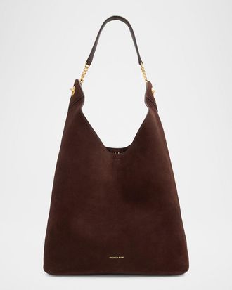 Veronica Beard Jour Suede Shoulder Bag