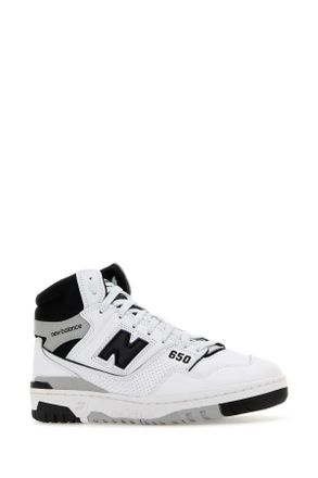 New Balance Mens Multicolor Leather 650 Sneakers White